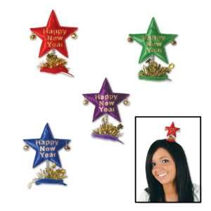 Happy New Year Star Hair Clips Case Pack 108   572273  