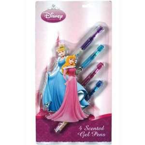  Princess 4 Pack Scented Gel Pen On 3D Blister Card Case 