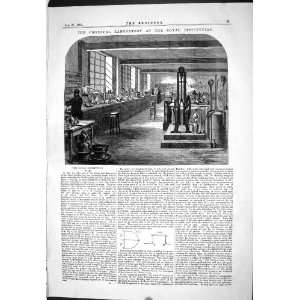  1869 CHEMICAL LABORATORY ROYAL INSTITUTION INSTRUMENTS 