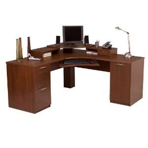  Bestar Elite Home Office Corner Wood Computer Desk in 