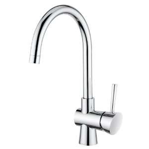 Slim Kitchen Sink Faucet with High Swivel Spout Finish 
