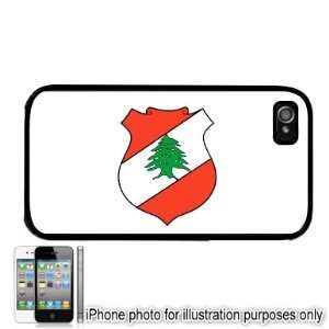  Lebanon Lebanese Republic Emblem Flag Apple iPhone 4 4S 