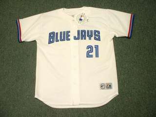 ROGER CLEMENS Toronto Blue Jays 1997 Throwback Jersey XL  