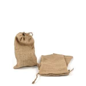  6x10in Jute Pouch, Set of 12 Patio, Lawn & Garden