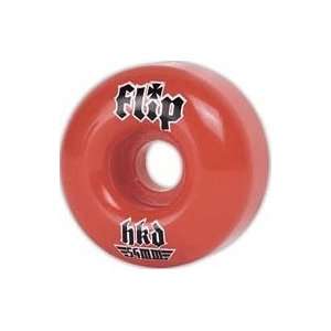  Flip HKD Logo 54mm Gum Ball Red Skateboard Wheels (Set of 