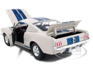  24 scale diecast car model of 1965 shelby mustang gt 350 white 45th