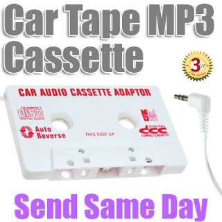 Car Cassette Adapter  Player iPod to Tape Converter  