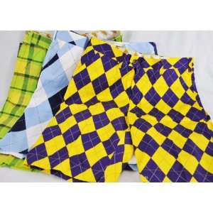 Loudmouth Golf Shorts Loud Mouth Squares John Daly  Sports 