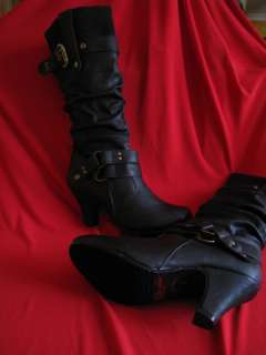 Womens Black Boots Size 6 10  