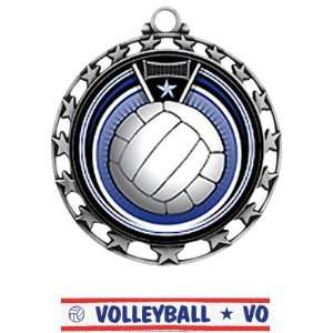 Volleyball Eclipse Insert Medal M 4401 SILVER MEDAL / AMERICANA Custom 