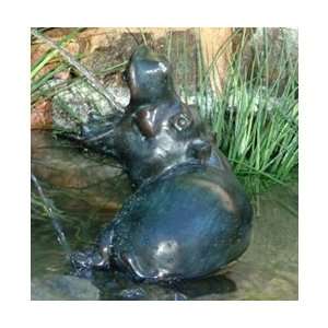  Hippopotamus hippo statue gothic fountain or pond use 