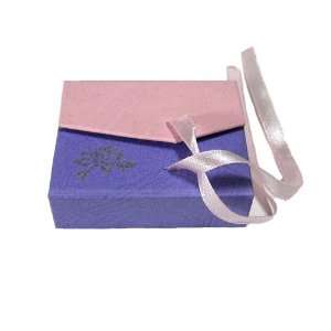  12x Lavender/Pink Jewelery Box ,Ribbon 8, 8.5cmx6cmx2 