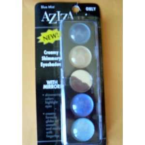  Aziza II Creamy Shimmery Eyeshadow Compact in Blue Mist 