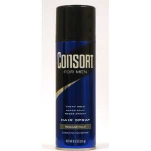  Consort for Men Hair Spray, Regular Hold, 8.3 Oz (Pack of 