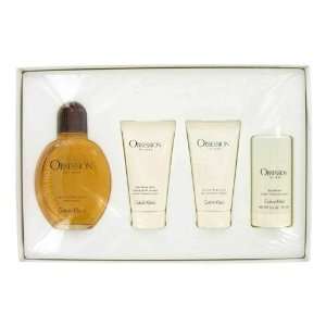  Ck Obsession 4pc Gift Set for Men Beauty