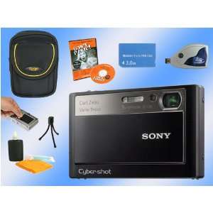  Brand New Sony Cybershot DSC T200 (Black) 2GB + Reader 