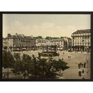    Place Alsace Lorraine, Lorient, France,c1895