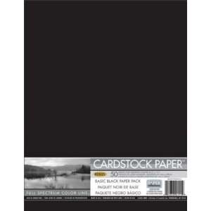 PAPER 8.5x11 BLACK 50 shts