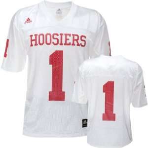  Indiana Hoosiers  No. 1  White Replica Football Jersey 