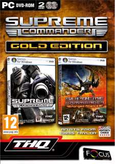 New PC Game SUPREME COMMANDER GOLD EDITION   2 Game Set  