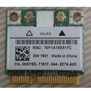 DEll DW1501 Wireless Wlan N half size mini pci e Card  