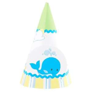  Whale of Fun Cone Hats (8) Party Supplies Toys & Games