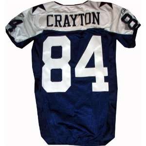 Patrick Crayton #84 Cowboys Game Issued Navy Throwback Jersey(Tagged 