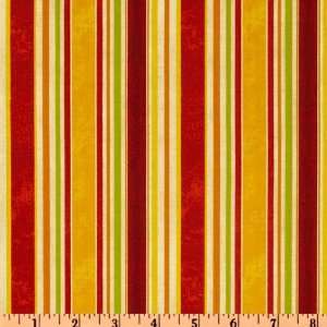  44 Wide Fresh & Tasty Simple Stripe Multi Fabric By The 