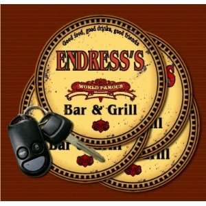  ENDRESS Family Name Bar & Grill Coasters Kitchen 
