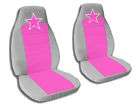 BRAND NEW**STAR CAR SEAT COVERS SILVER HOT PINK C@@L~~