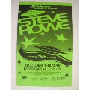 Steve Howe Of Yes Handbill Poster