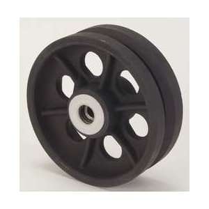 Industrial Grade 1NWB9 Caster Wheel, V Groove, 6 In, 1000 Lb  