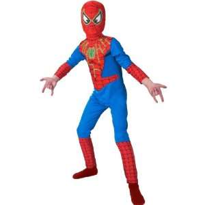  Spider Man Glow in the Dark Costume Boys Size 4 6 Toys 