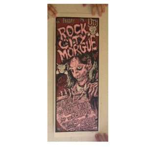  Rock City Morgue Silk Screen Poster Allen Jaeger Jr. Jr 