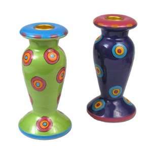  Dancing Dots Candle Stick Holders Set All U Can Handle 