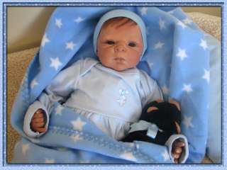 Sammie by Adrie Stoete Real Reborn Baby Doll Sweet Baby Boy no Animal 