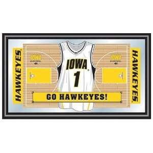  University of Iowa Basketball Framed Jersey Mirror 