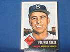 Pee Wee Reese 1991 Topps Archives 1953 #76 Brooklyn Dodgers