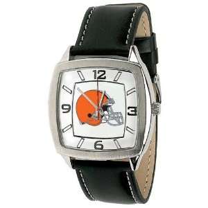  Cleveland Browns Mens Retro Style Watch Leather Band 