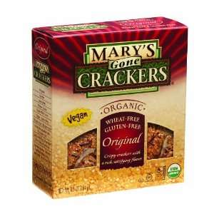Marys Gone Crackers Organic Original Crackers,Wheat & Gluten Free   6 