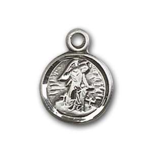  or Lapel Badge Medal with Guardian Angel Charm and Godchild Pin Brooch