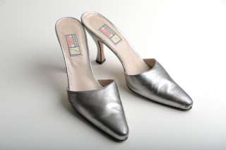 Times Seven TODD OLDHAM VERO CUOIO Silver Open Shoes Women  