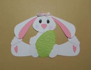 Easter Bunny Scrapbook Paper Piecing  