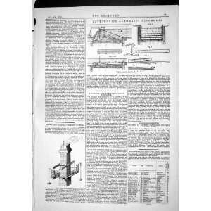  1885 CZVETKOVIC AUTOMATIC FLOODGATE ENGINEERING BROWN 
