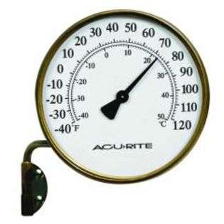 Chaney Instrument Brass Thermometer 3.5 Inch   00334 