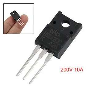  TO220 Package 200V 10A 3 Terminal Triode Transistor 