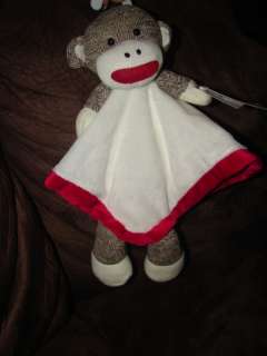 NEW Baby Starters Sock Monkey Security Blanket  