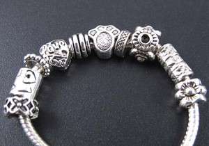   Tibetan Silver Mix Lovely Spacer Charm Beads Fit Bracelet ◆fm135