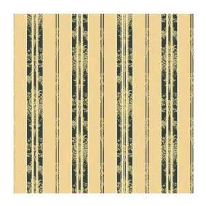 York Wallcoverings SM8467 Small Treasures Variable Stripe with Damask 