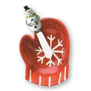 Snow Much Fun Dip Bowl and Spreader Set 